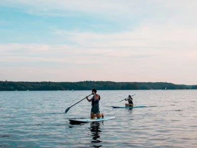SUP instruktør med kursist