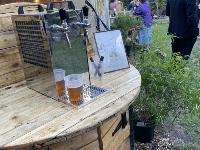 Fadølsbar og serveringsområde til sommer arrangementer i Fredericia