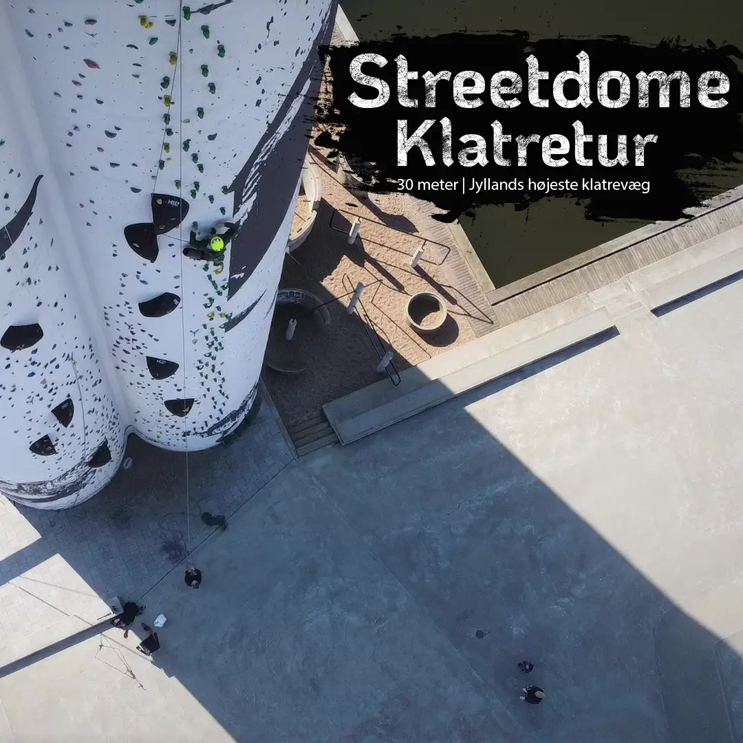 10: Klatretur - Streetdome Jyllands højeste klatrevæg